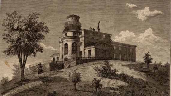 Observatoriet, sent 1800-tal i Ny Illustrerad tidning.