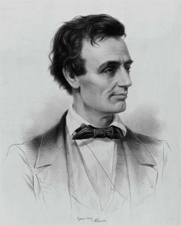 Abraham Lincoln, Republican candidate for the presidency, 1860