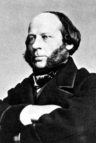 John Ericsson (1803 - 1889), Swedish-born inventor. Original print in possession of National Archives.