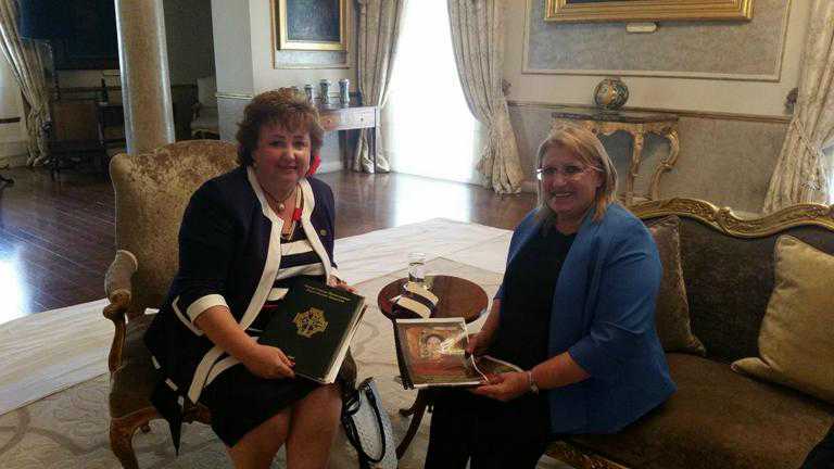 With the President of Malta