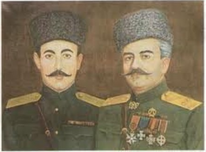 Генерал-майор Андраник Сасунский и его правая рука Джангир-Ага