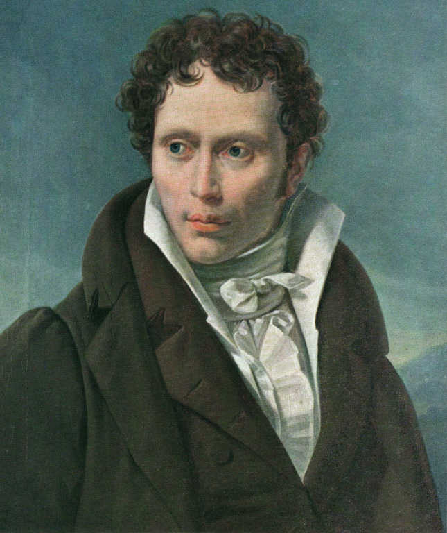 Arthur Schopenhauer. Portrait by Ludwig Sigismund Ruhl. Source: https://sv.wikipedia.org/wiki/Arthur_Schopenhauer#/media/Fil:Arthur_Schopenhauer_Portrait_by_Ludwig_Sigismund_Ruhl_1815.jpeg
